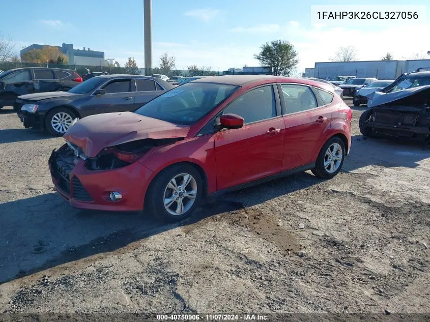 2012 Ford Focus Se VIN: 1FAHP3K26CL327056 Lot: 40750906