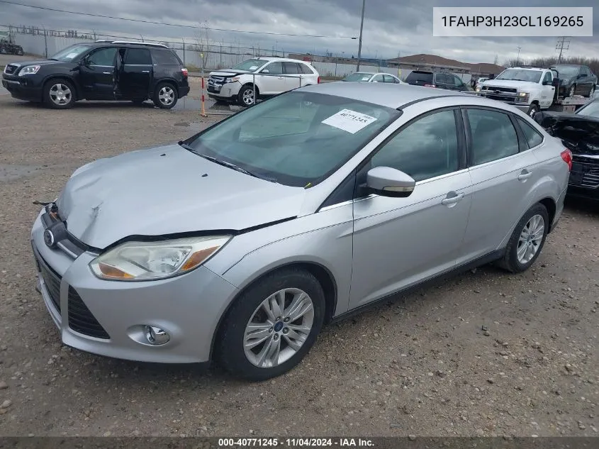 1FAHP3H23CL169265 2012 Ford Focus Sel