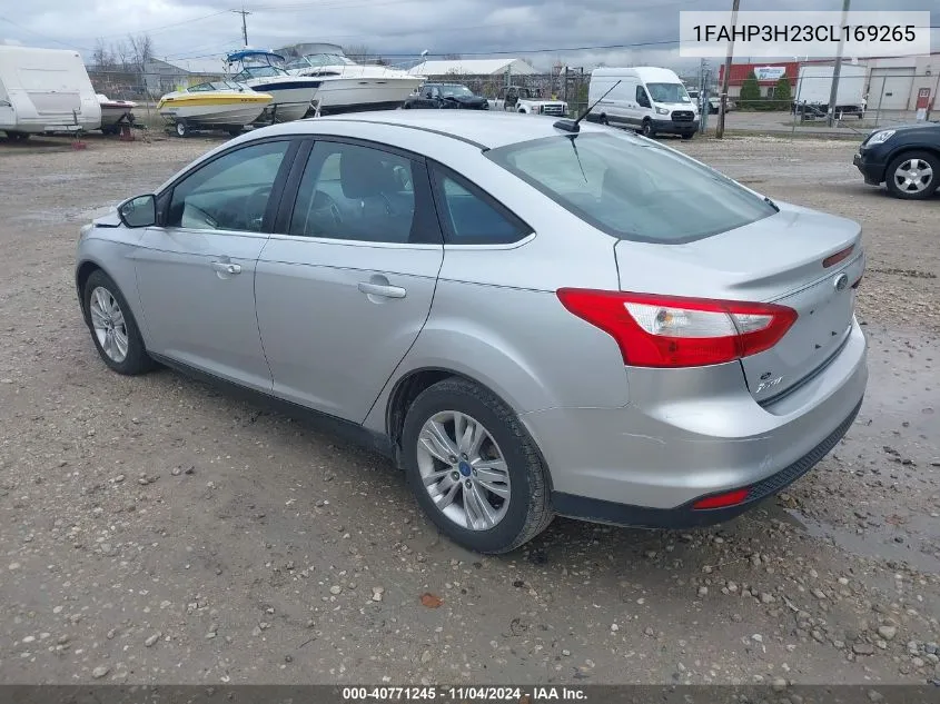 1FAHP3H23CL169265 2012 Ford Focus Sel