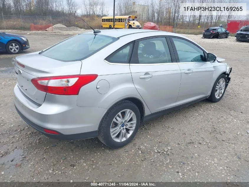 1FAHP3H23CL169265 2012 Ford Focus Sel