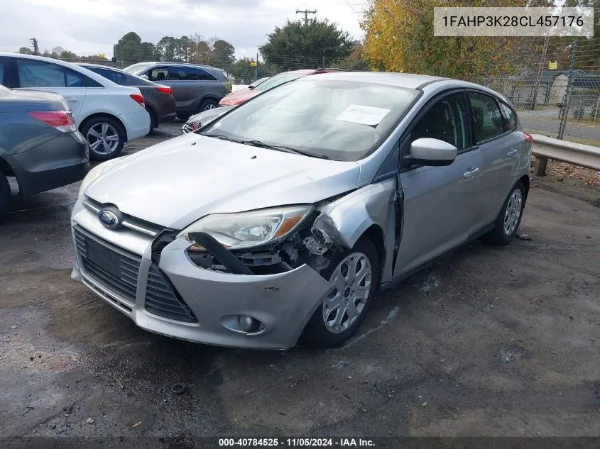 2012 Ford Focus Se VIN: 1FAHP3K28CL457176 Lot: 40784525