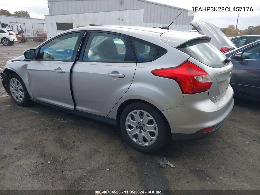 2012 Ford Focus Se VIN: 1FAHP3K28CL457176 Lot: 40784525