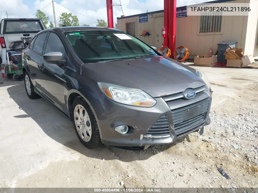 2012 Ford Focus Se VIN: 1FAHP3F24CL211896 Lot: 40804496