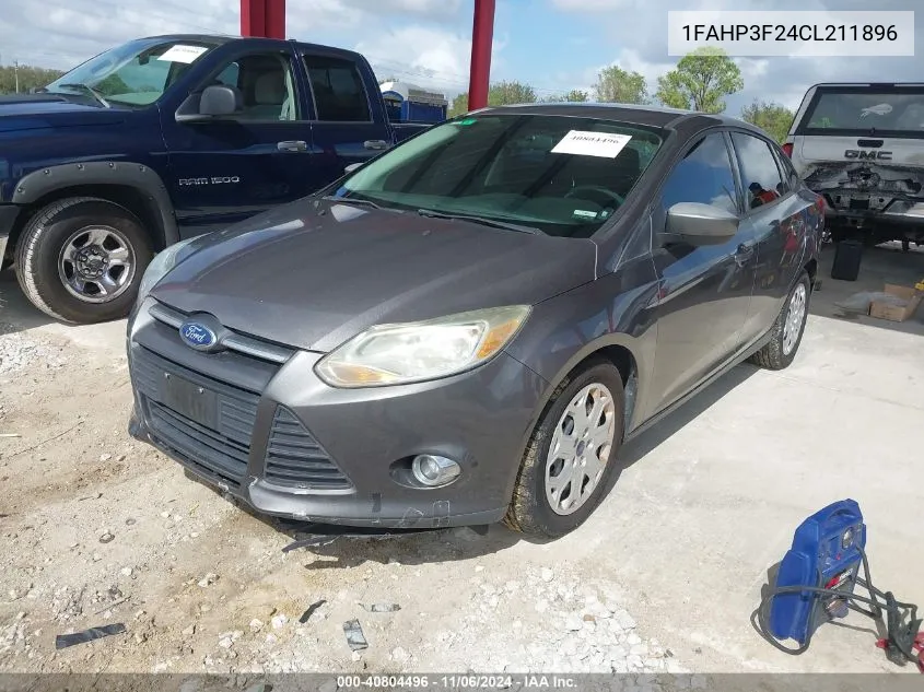 2012 Ford Focus Se VIN: 1FAHP3F24CL211896 Lot: 40804496