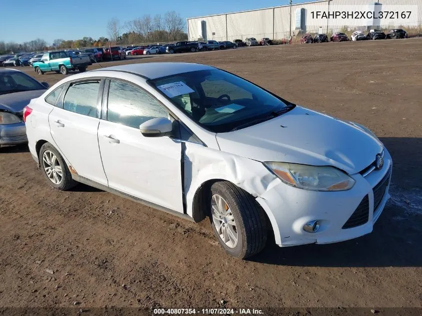 2012 Ford Focus Sel VIN: 1FAHP3H2XCL372167 Lot: 40807354