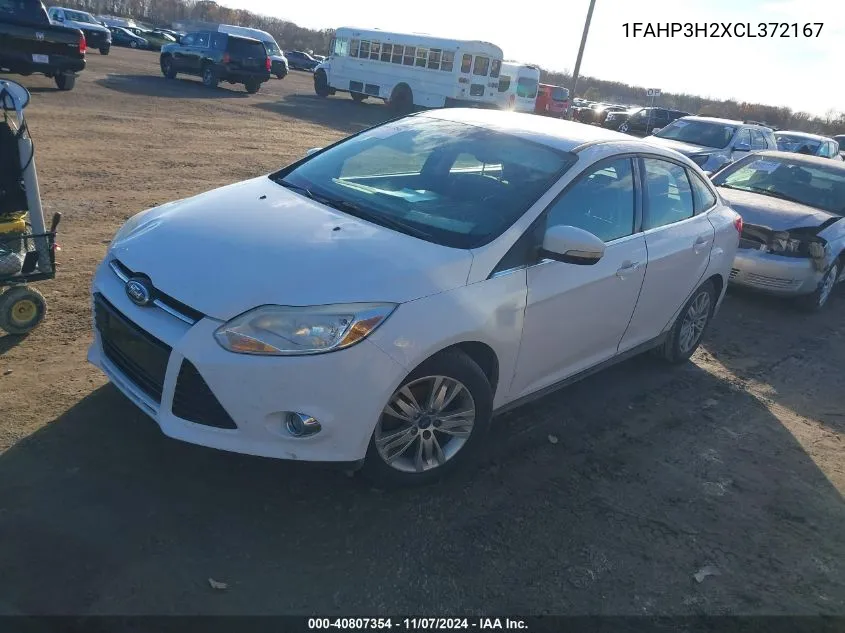 2012 Ford Focus Sel VIN: 1FAHP3H2XCL372167 Lot: 40807354