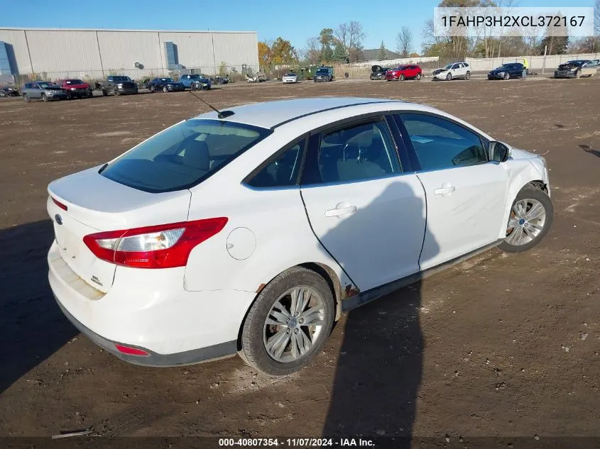 2012 Ford Focus Sel VIN: 1FAHP3H2XCL372167 Lot: 40807354