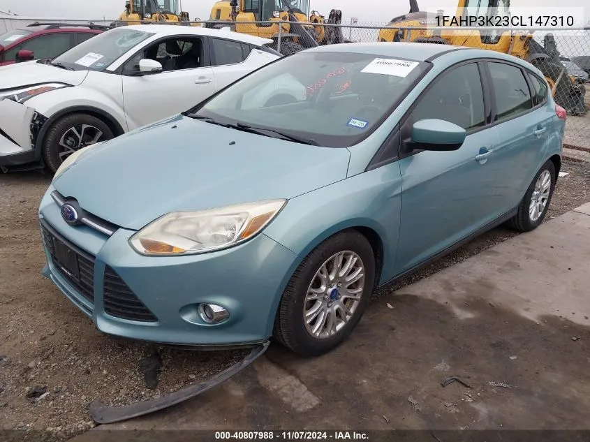 2012 Ford Focus Se VIN: 1FAHP3K23CL147310 Lot: 40807988