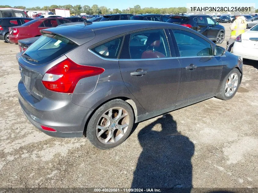 2012 Ford Focus Titanium VIN: 1FAHP3N28CL256891 Lot: 40820561