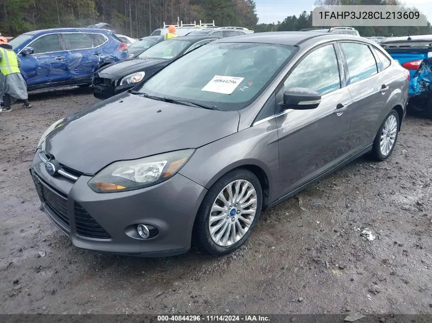 2012 Ford Focus Titanium VIN: 1FAHP3J28CL213609 Lot: 40844296