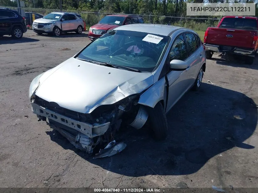 2012 Ford Focus Se VIN: 1FAHP3K22CL112211 Lot: 40847840