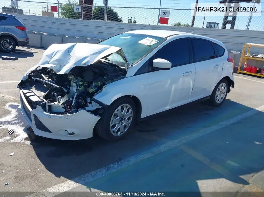 2012 Ford Focus Se VIN: 1FAHP3K21CL469606 Lot: 40858763