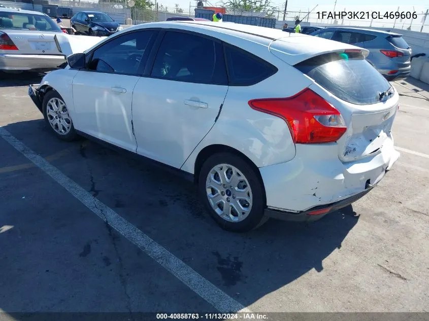 2012 Ford Focus Se VIN: 1FAHP3K21CL469606 Lot: 40858763