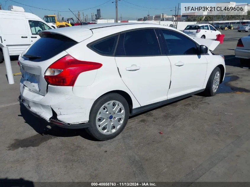 2012 Ford Focus Se VIN: 1FAHP3K21CL469606 Lot: 40858763