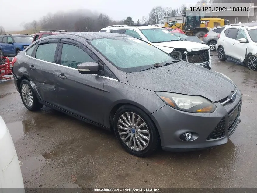 2012 Ford Focus Titanium VIN: 1FAHP3J20CL188186 Lot: 40866341