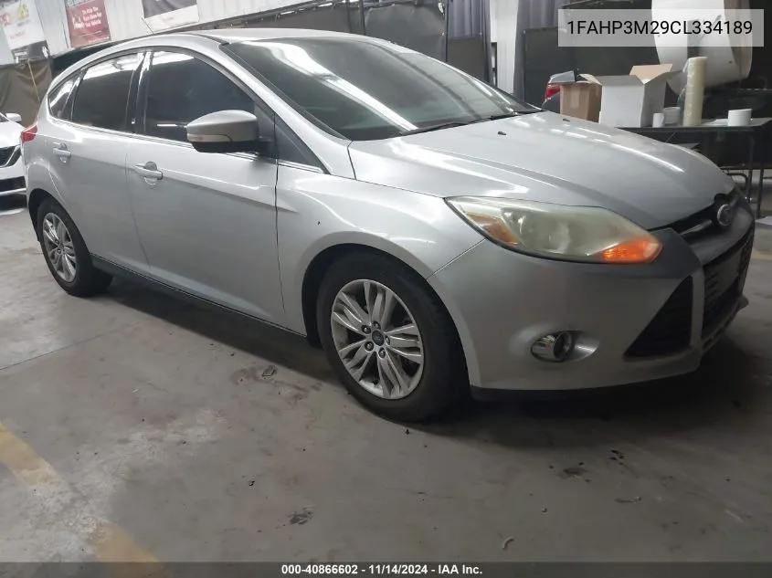 2012 Ford Focus Sel VIN: 1FAHP3M29CL334189 Lot: 40866602