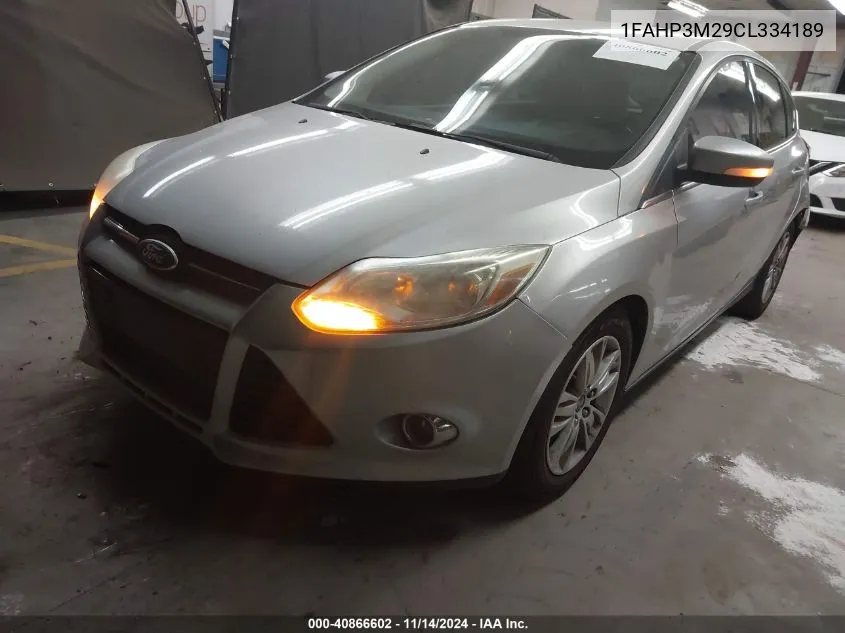 2012 Ford Focus Sel VIN: 1FAHP3M29CL334189 Lot: 40866602