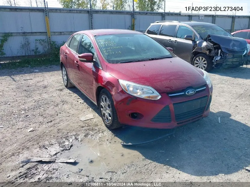 2013 Ford Focus VIN: 1FADP3F23DL273404 Lot: 12106811