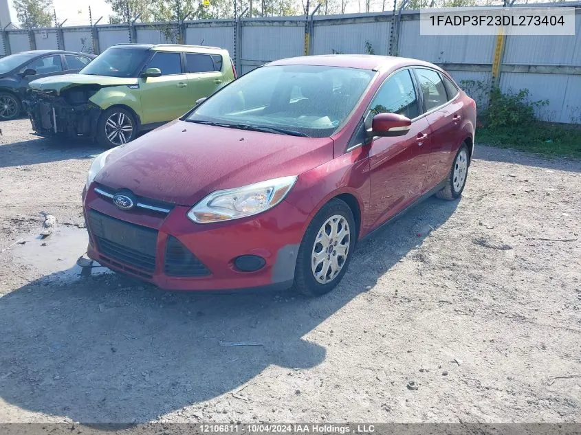 2013 Ford Focus VIN: 1FADP3F23DL273404 Lot: 12106811