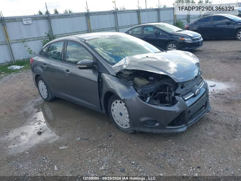 2013 Ford Focus Se VIN: 1FADP3F29DL366329 Lot: 12109080