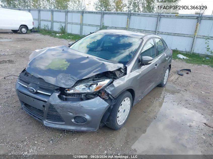 2013 Ford Focus Se VIN: 1FADP3F29DL366329 Lot: 12109080