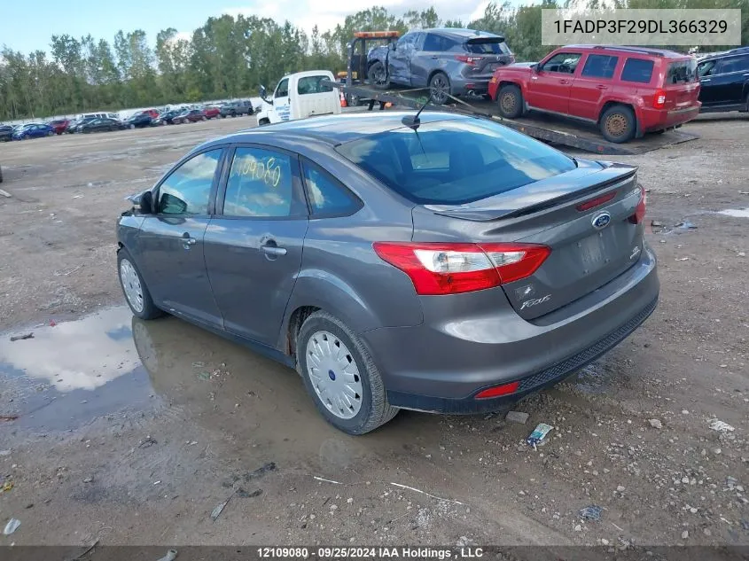 2013 Ford Focus Se VIN: 1FADP3F29DL366329 Lot: 12109080