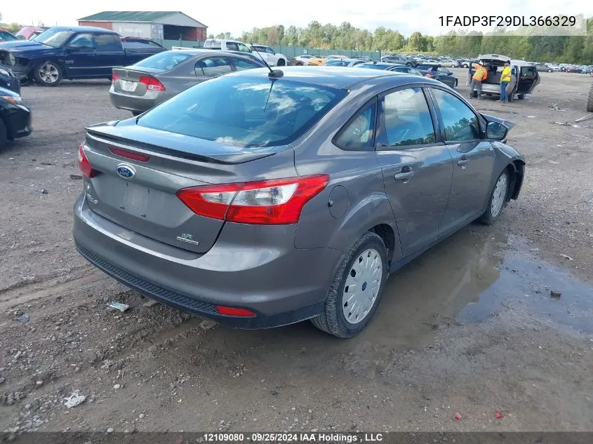 2013 Ford Focus Se VIN: 1FADP3F29DL366329 Lot: 12109080