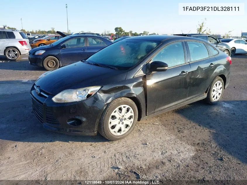 2013 Ford Focus Se VIN: 1FADP3F21DL328111 Lot: 12118849