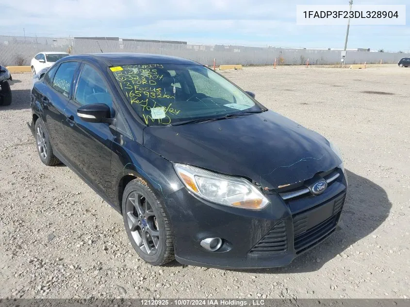 2013 Ford Focus Se VIN: 1FADP3F23DL328904 Lot: 12120925