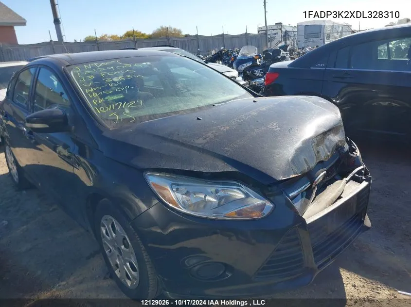 2013 Ford Focus VIN: 1FADP3K2XDL328310 Lot: 12129026