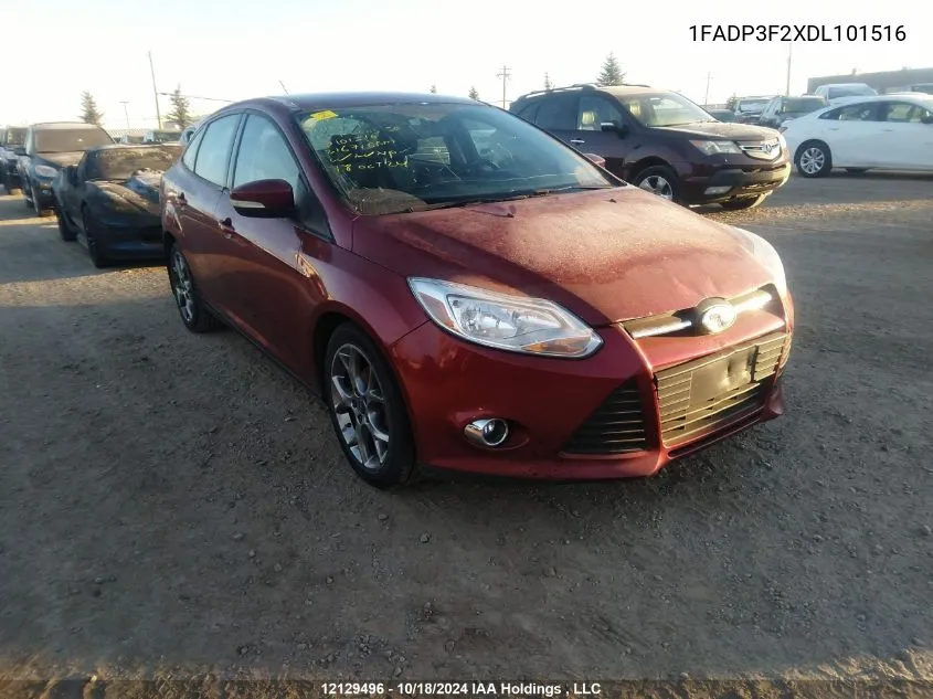 2013 Ford Focus Se VIN: 1FADP3F2XDL101516 Lot: 12129496