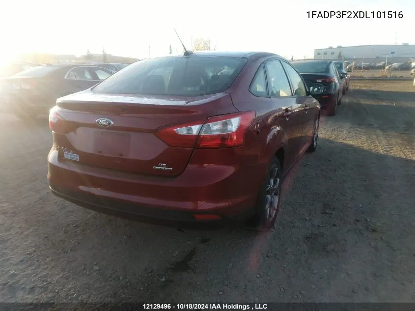 2013 Ford Focus Se VIN: 1FADP3F2XDL101516 Lot: 12129496