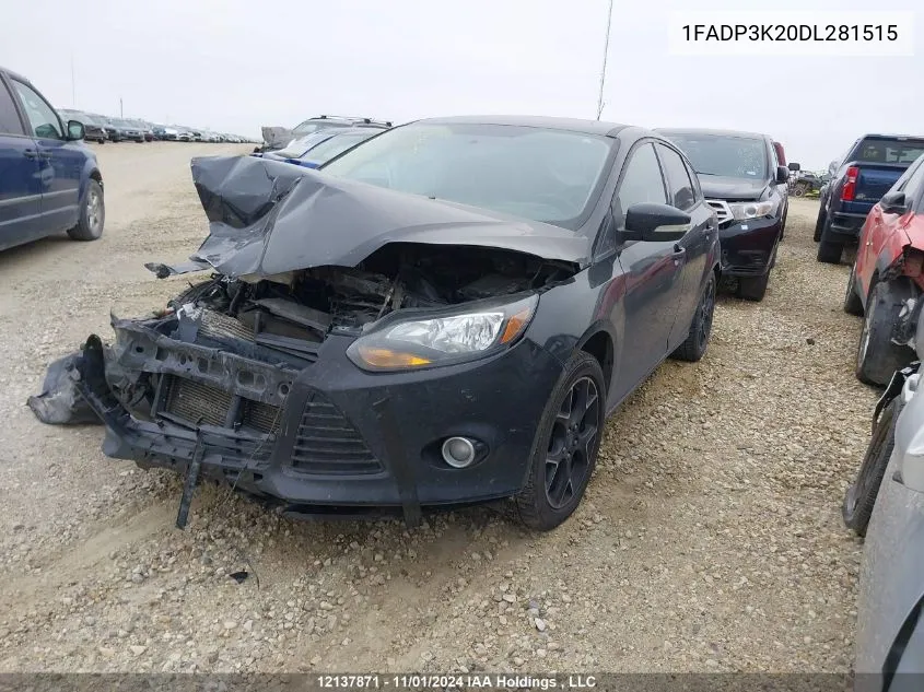 2013 Ford Focus Se VIN: 1FADP3K20DL281515 Lot: 12137871