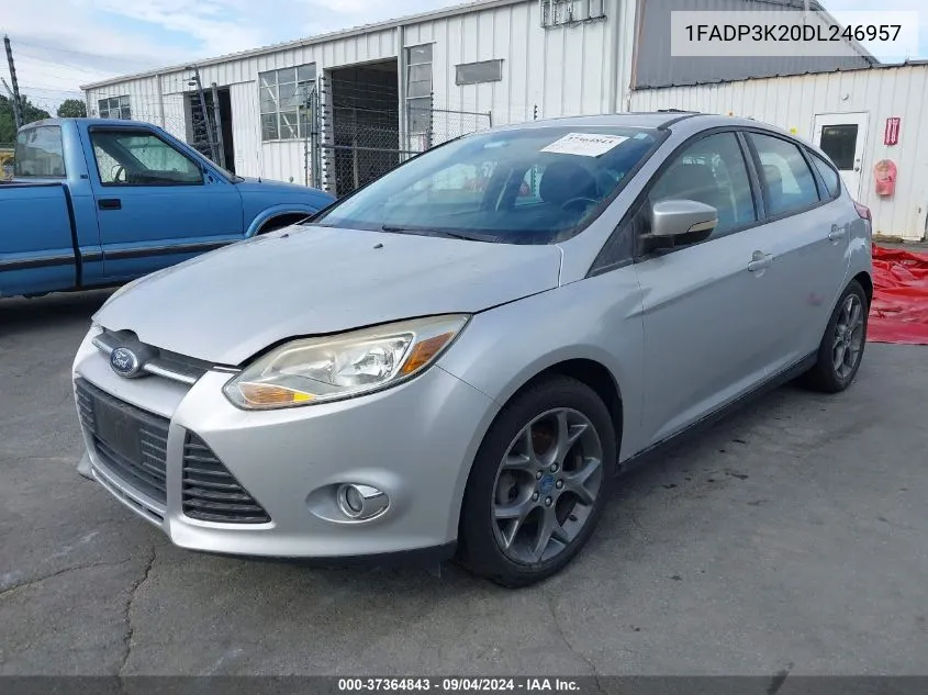 2013 Ford Focus Se VIN: 1FADP3K20DL246957 Lot: 37364843