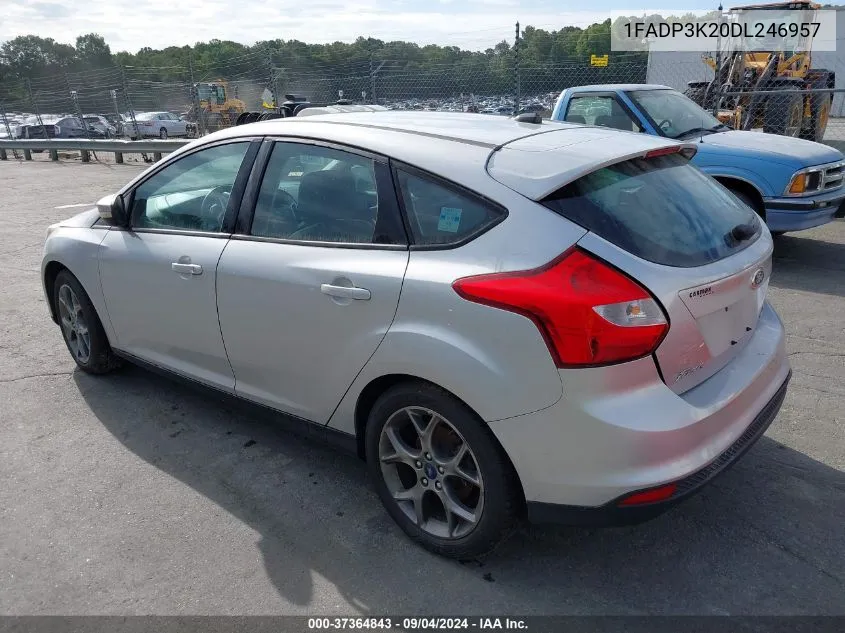 2013 Ford Focus Se VIN: 1FADP3K20DL246957 Lot: 37364843