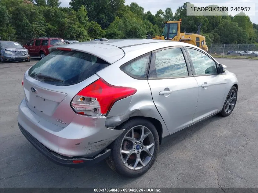 2013 Ford Focus Se VIN: 1FADP3K20DL246957 Lot: 37364843