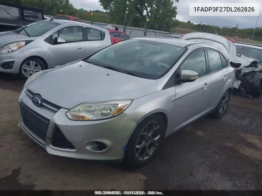 2013 Ford Focus Se VIN: 1FADP3F27DL262826 Lot: 39444382