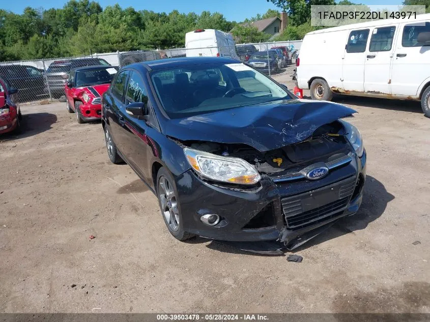 2013 Ford Focus Se VIN: 1FADP3F22DL143971 Lot: 39503478