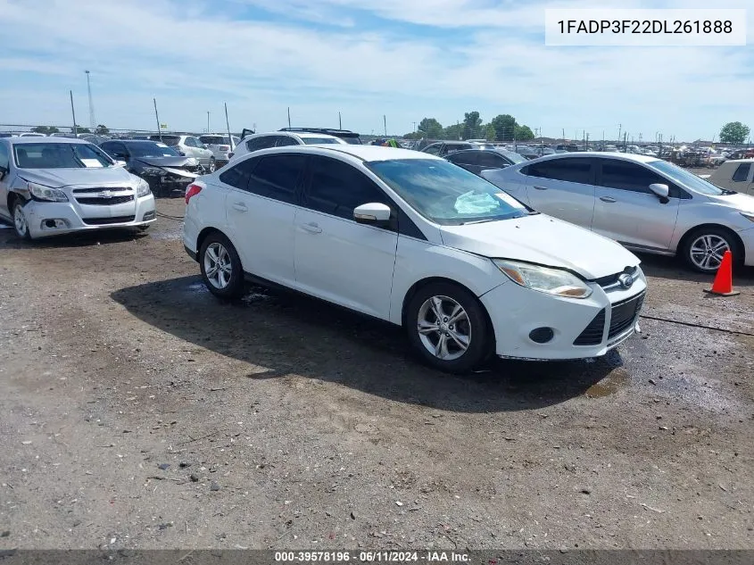 2013 Ford Focus Se VIN: 1FADP3F22DL261888 Lot: 39578196