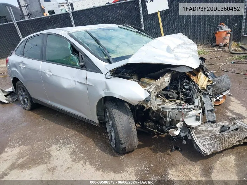 1FADP3F20DL360452 2013 Ford Focus Se