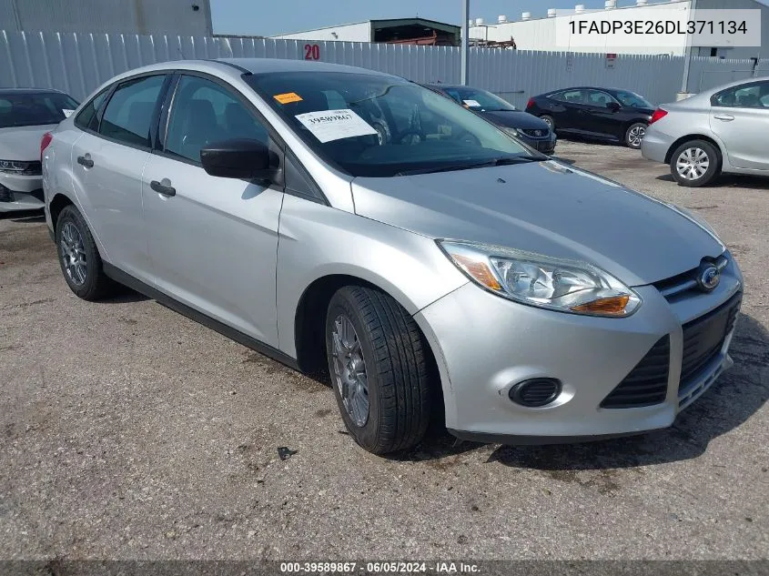 2013 Ford Focus S VIN: 1FADP3E26DL371134 Lot: 39589867