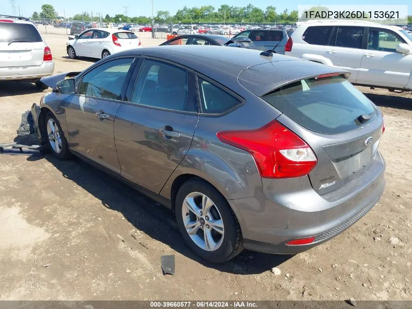 2013 Ford Focus Se VIN: 1FADP3K26DL153621 Lot: 39660577