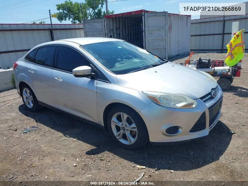 2013 Ford Focus Se VIN: 1FADP3F21DL266869 Lot: 39721524