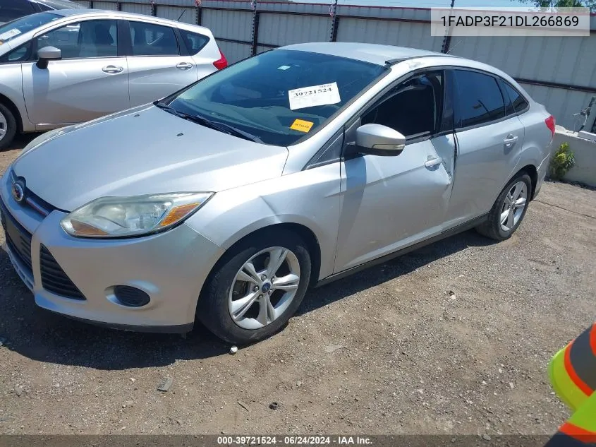 2013 Ford Focus Se VIN: 1FADP3F21DL266869 Lot: 39721524