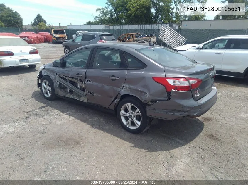 2013 Ford Focus Se VIN: 1FADP3F28DL105631 Lot: 39735380