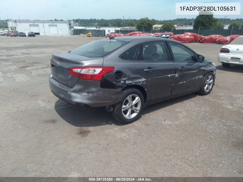 2013 Ford Focus Se VIN: 1FADP3F28DL105631 Lot: 39735380