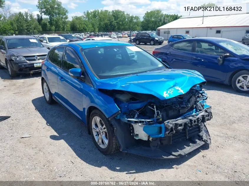 2013 Ford Focus Se VIN: 1FADP3K21DL168432 Lot: 39758762