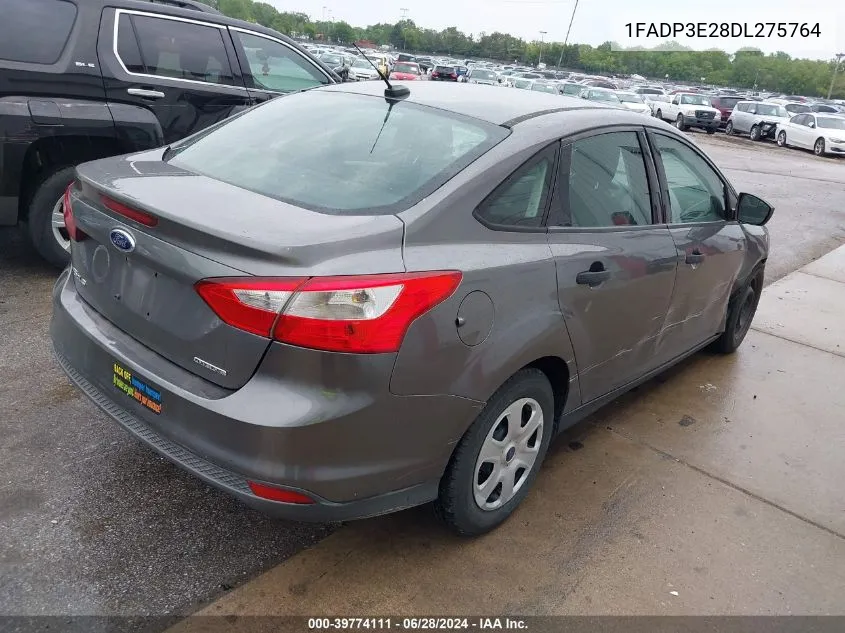 2013 Ford Focus S VIN: 1FADP3E28DL275764 Lot: 39774111