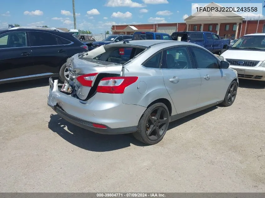 1FADP3J22DL243558 2013 Ford Focus Titanium