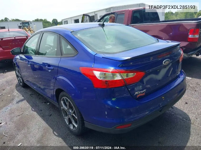 1FADP3F2XDL285193 2013 Ford Focus Se